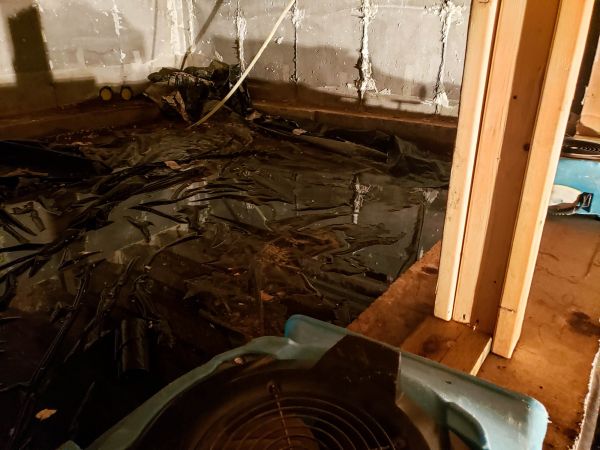 Crawlspace Water Cleanup in Warrenton